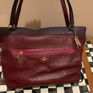 Leather Coach bag